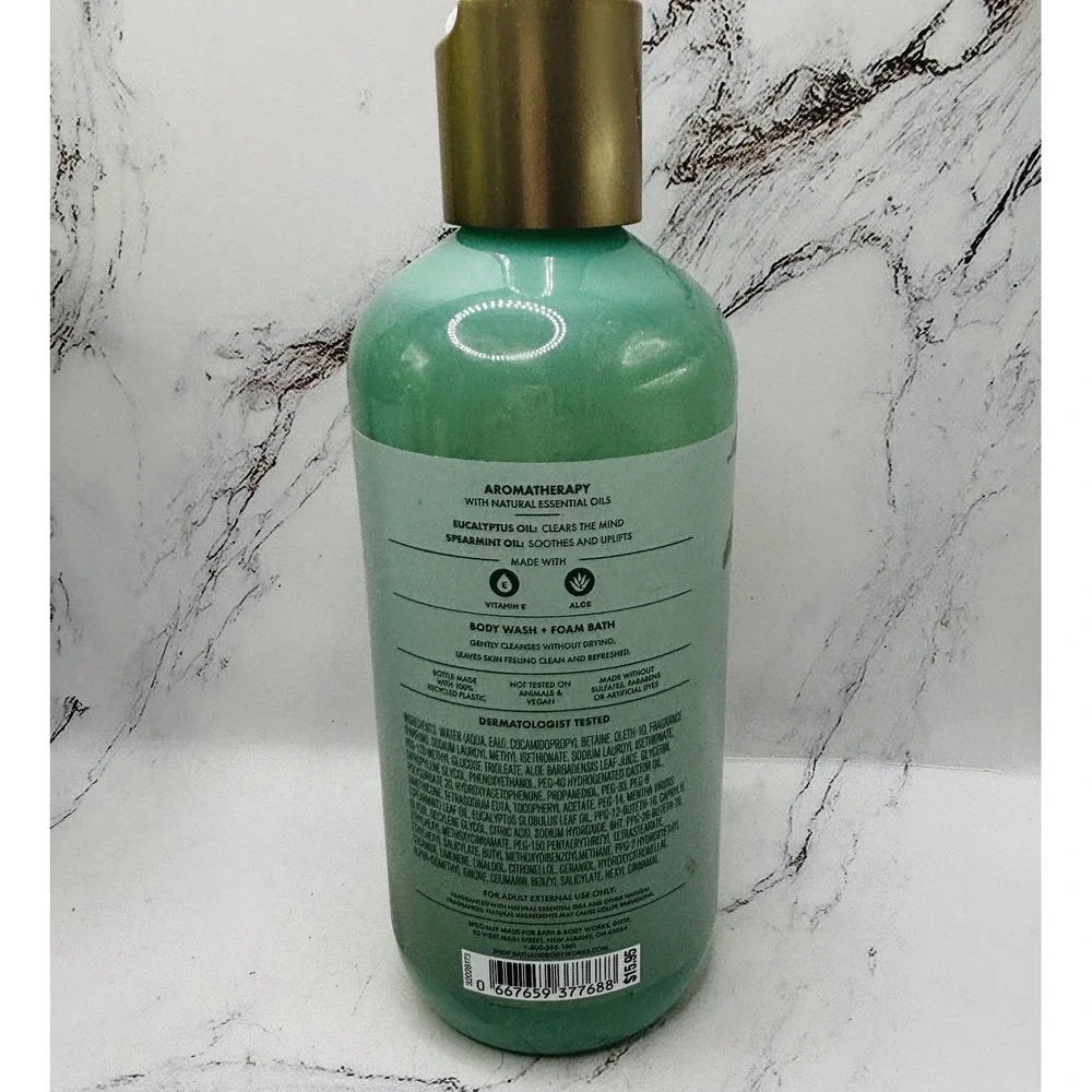 Bath & Body Works Aromatherapy Stress Relief Eucalyptus + Spearmint Body Wash